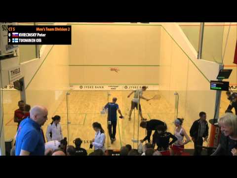 European Squash Team Championships 2015 Court 5 Day 3