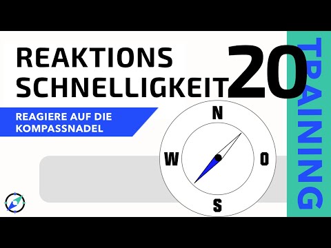 Reaktionstraining 20 - Der Kompass geht diagonal