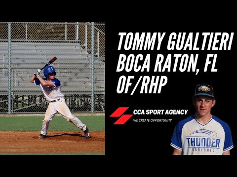 Tommy Gualtieri - Baseball Recruiting Video - CCA SPORT AGENCY