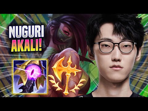 NUGURI IS READY FOR AKALI! - DK Nuguri Plays Akali TOP vs Sejuani! | Season 2022