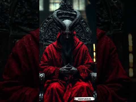 "Six faces of demons created with artificial intelligence.