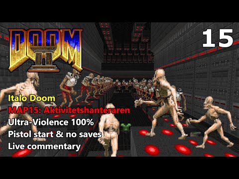 Italo Doom - MAP15: Aktivitetshanteraren - Ultra-Violence 100%