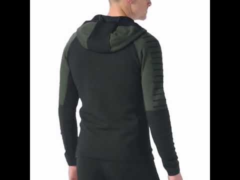 Men's Intraknit Merino Fleece Full Zip Hoodie Green Smartwool®