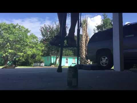 Crushing Can With Pogo Stick In SLO MO