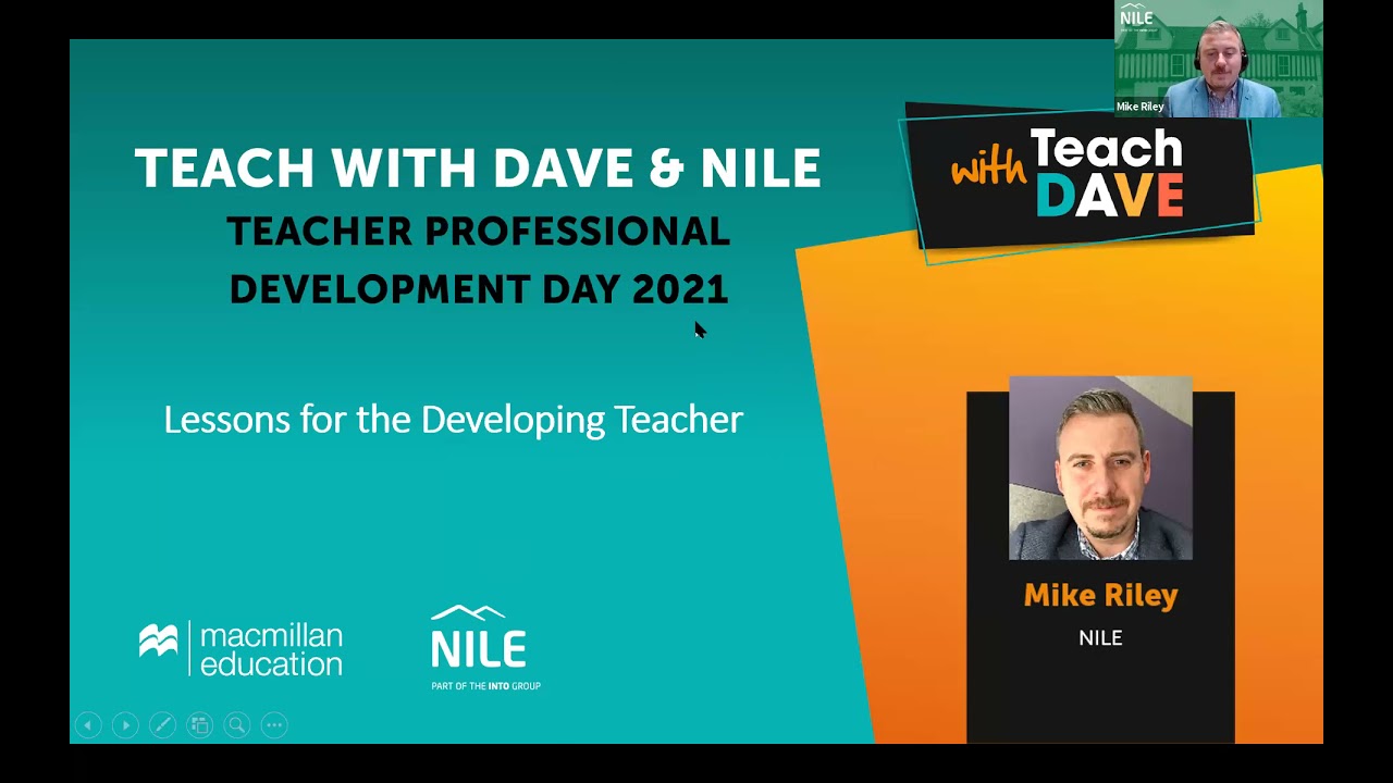 Teach with Dave & NILE Teacher Professional Development Day