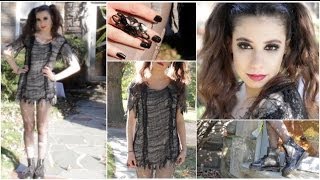 Vampire • Witch • Zombie | Cute Halloween DIY Tutorial: Makeup, Hair, & Costume!