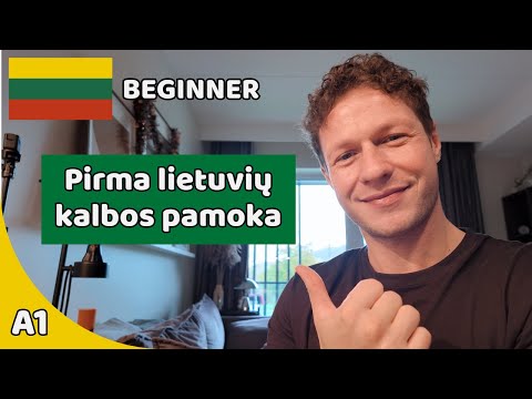 Lithuanian Lesson for Absolute Beginners - Learn Everyday Vocabulary and Grammar