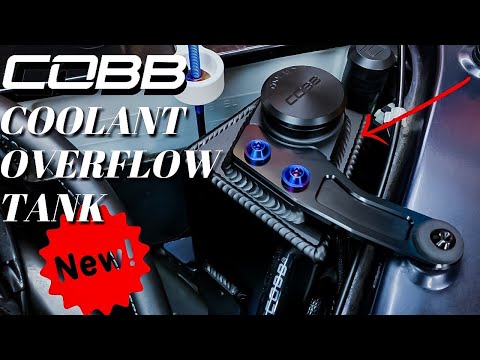 Subaru WRX STI NEW Cobb Coolant Overflow Tank Install | STEP BY STEP