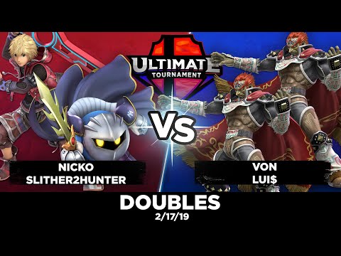 Slither2Hunter + Nicko vs. Von + Lui$ - Doubles - February Smash Ultimate Tournament
