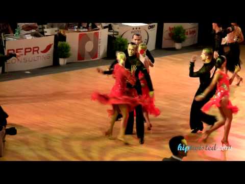 Salvatore Bellavita - Natalia Poliakova, Brno Open 2012, WDSF int open latin, 2. round - samba