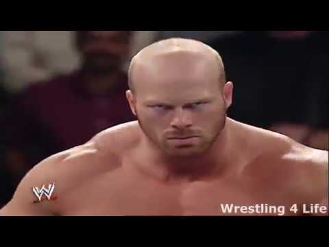 Hardcore Holly Try To Break Brock Lesnar's Neck During Chris Benoit Vs Nathan Jone's Match