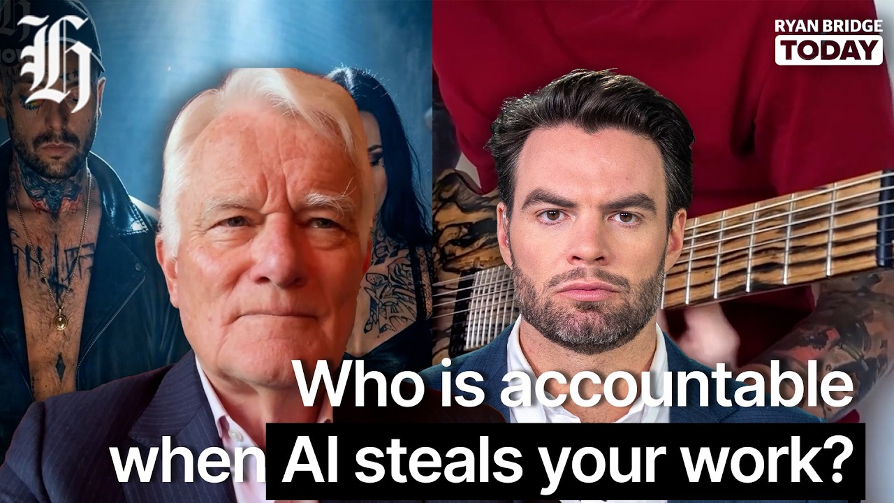 'AI cannot be sued': Who is accountable when AI steals your work? | Ryan Bridge TODAY