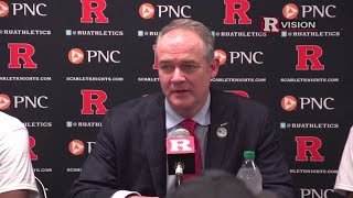 Rutgers Men's Basketball Postgame Press Conference - No. 9 Maryland