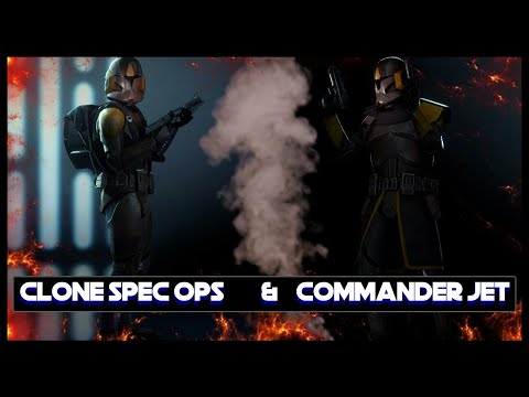 Clone Spec ops/Commander Jet- A Battlefront 2 Mod showcase!