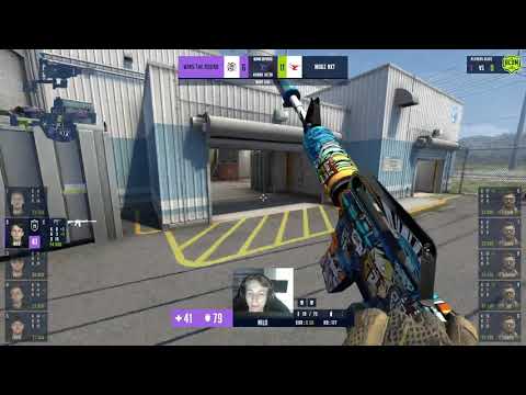 NILO 1VS2 CLUTCH - YOUNG NINJAS VS MOUZ NXT - WePlay Academy League - CSGO