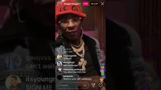 Young thug on live “in the creator of on god”?
