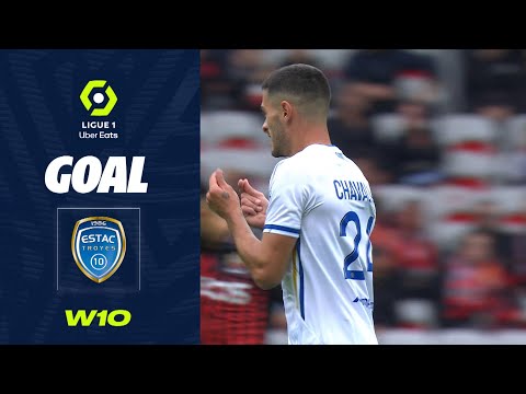 Goal Xavier CHAVALERIN (82' - ESTAC) OGC NICE - ESTAC TROYES (3-2) 22/23