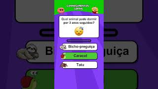 Quiz de conhecimentos gerais #quiz #conhecimento