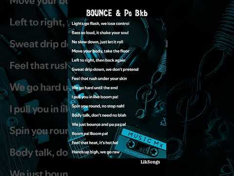 Boom pa! - BOUNCE & Pa Bkb lyrics song🎶 (Vian DTM) #liriklagu #lagutrending #music