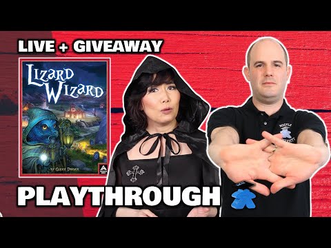Lizard Wizard -  LIVE Playthrough Board Game