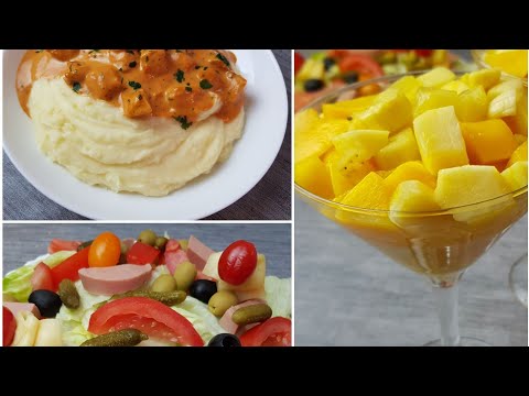 Repas Complet avec Entrée, Plat et Dessert prêt en moins de 30min