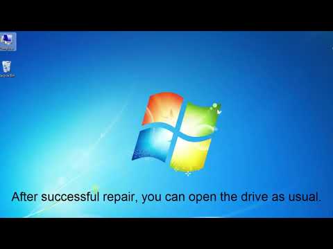 How to repair flash drive RAW file system