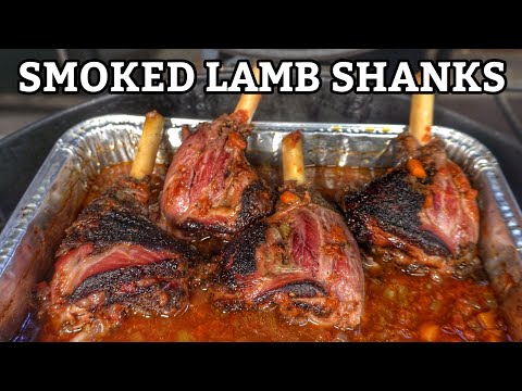 Red Wine and Garlic Smoked Lamb Shanks | The ULTIMATE Winter Recipe!