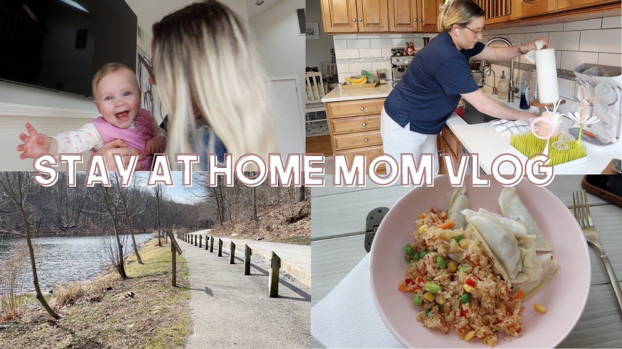 STAY AT HOME MOM VLOG | FINALLY SPRING, CLEAN WITH ME