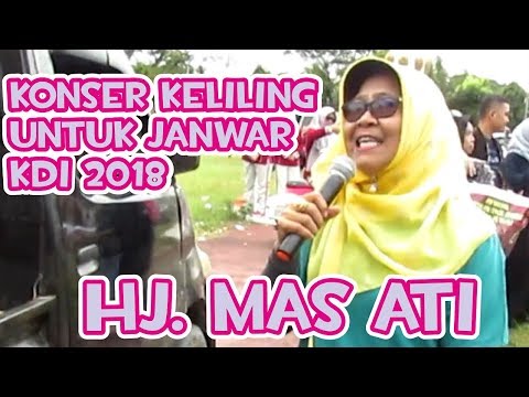 Janwar Konser Keliling, Hj. Mas Ati Kadis DP3AP2KB nyanyi Pappojikku’, mantap