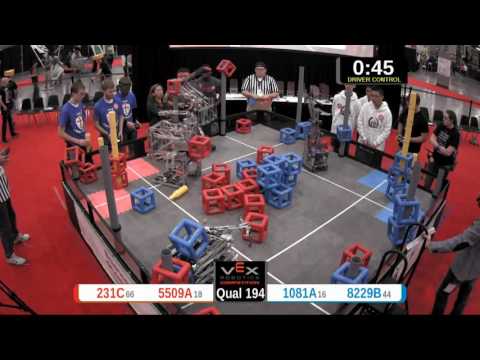 2015 VRC Sci Q194 - 231C 5509A vs 1081A 8229B - 59 to 80 - VEX Worlds 2015 - Science Division