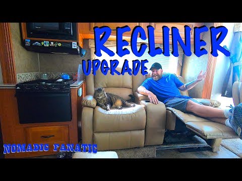 Super Comfy Movie Theater Style Recliner Swap in RV!!!