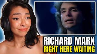 IN MY FEELS!!! | FIRST TIME HEARING Richard Marx - Right Here Waiting | REACTION