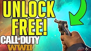 How to unlock 2 NEW DLC PISTOLS  in Call of Duty WW2! (No 2. Enfield, Reichsrevolver)