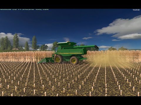 Farming Simulator 17 :: Green Farming E7 :: Corn and Soybean Harvest!