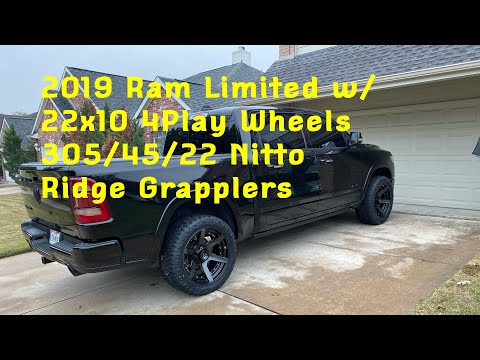 2019 Ram w/ 4Play Wheels/Nitto Ridge Grappler Tires