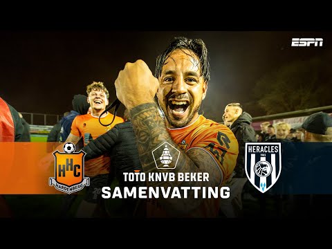 Oud-bekerwinnaar JESPER DROST is TREFZEKER! 🏆 | Samenvatting HHC Hardenberg - Heracles Almelo