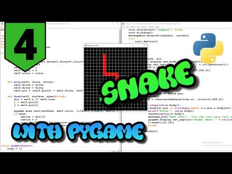 Snake Pygame Tutorial 4