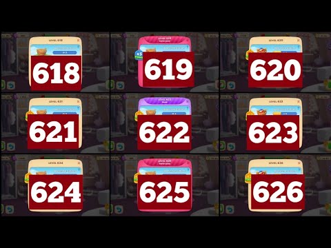 Township Colorful Puzzle Levels 618, 619, 620, 621, 622, 623, 624, 625, 626