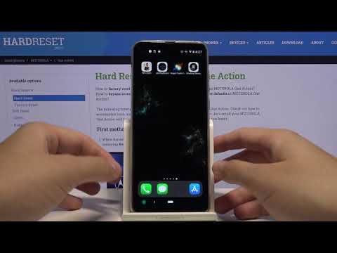 How to Apply Shadow Galaxy Animated Wallpaper on Motorola One Action?