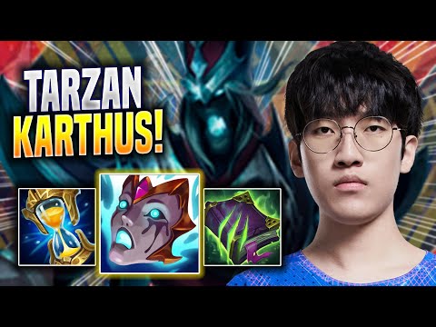 TARZAN IS A MONSTER WITH KARTHUS! - LNG Tarzan Plays Karthus JUNGLE vs Ekko! | Season 2022
