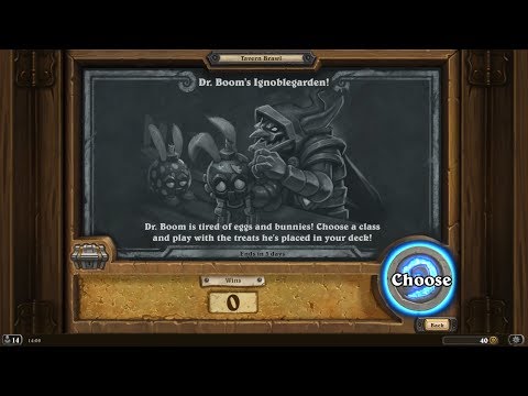 Hearthstone - Hall of champions Brawl - Ostkaka Rogue vs Firebat Hunter