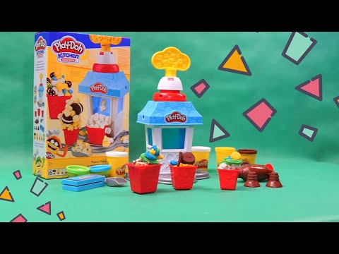 🍿 Play Doh Popcorn Party 🍿 Zabawa Dla Dzieci z Ciastoliną #PlayDoh 💛