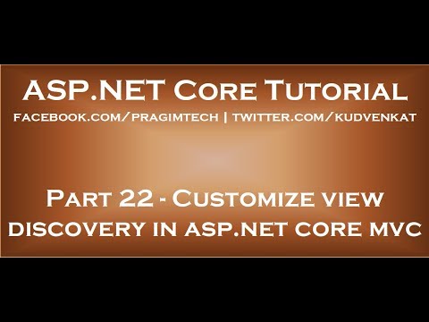 Customize view discovery in asp net core mvc