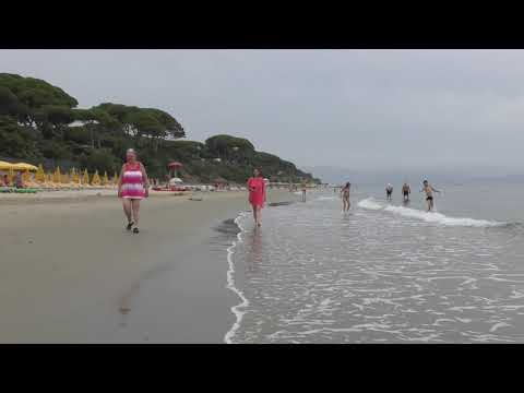 Am Strand von Follonica Anschluss