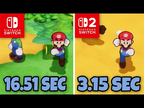 Nintendo Switch 1 vs Switch 2 Load Times In 40+ GAMES
