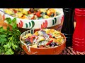 Rețeta Bunicii De Salată Cu Cartofi Pește Marinat Verdeață și Legume Șef Paul Constantin