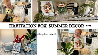 HABITATION BOX SUMMER DECOR 2023  #habitationbox #homedecorsubscriptionbox #decoratewithme