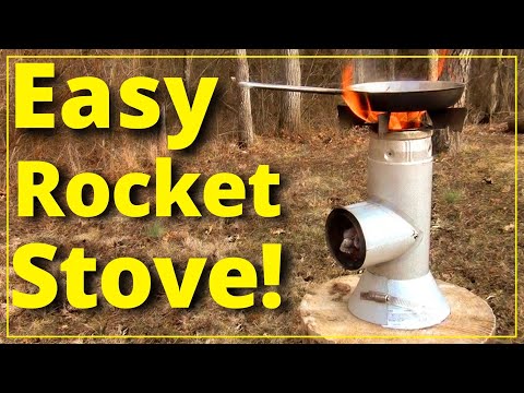 Easy DIY Rocket Stove [So Simple!]