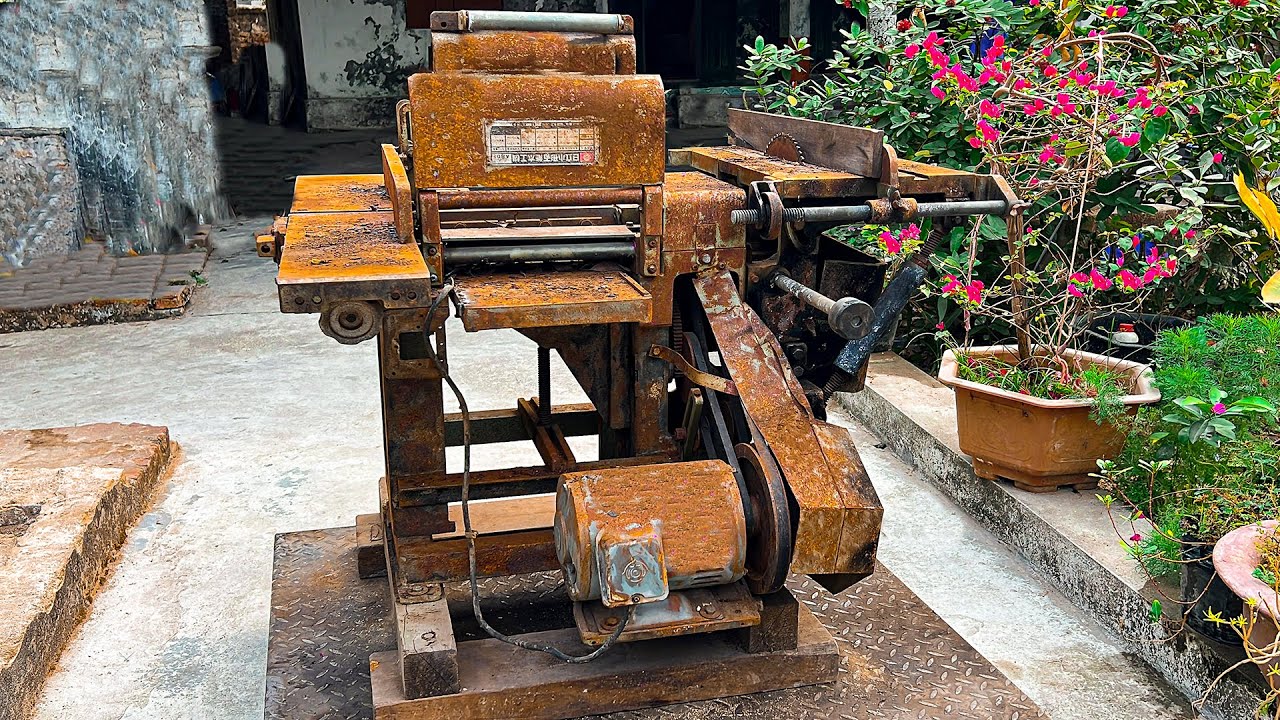 Restoration Masterpiece: The Genius Boy Revives the Hitachi 3-in-1 Woodworking A 1500A for Carpenter