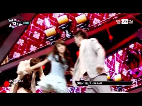 [130801] Lee Jung Hyun (이정현) - "V" (브이) @ MNet MCountdown